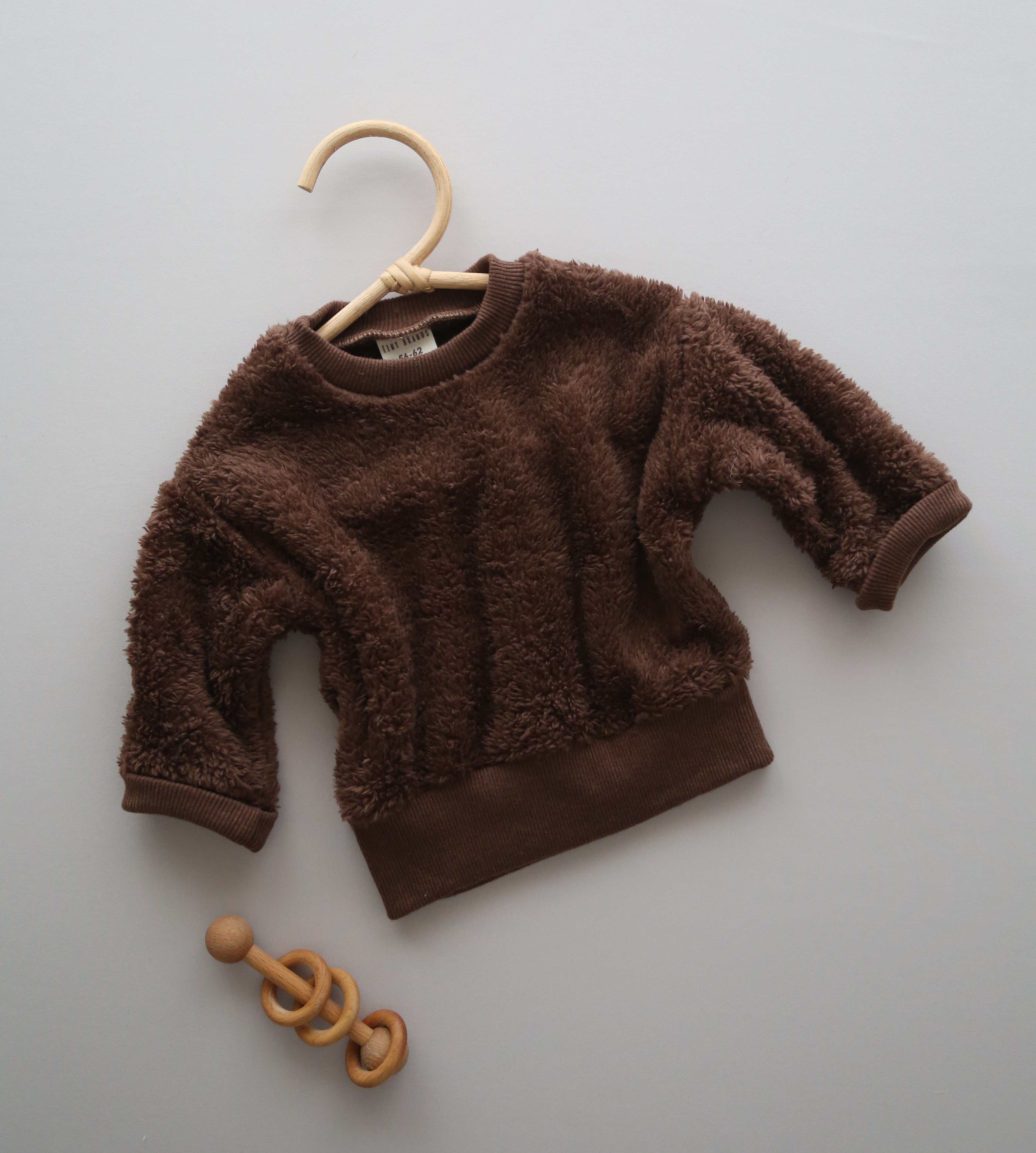 Teddy Sweater Donkerbruin