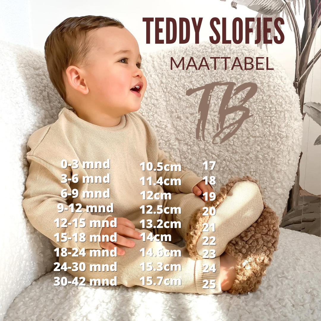 Tiny Teddy slofjes